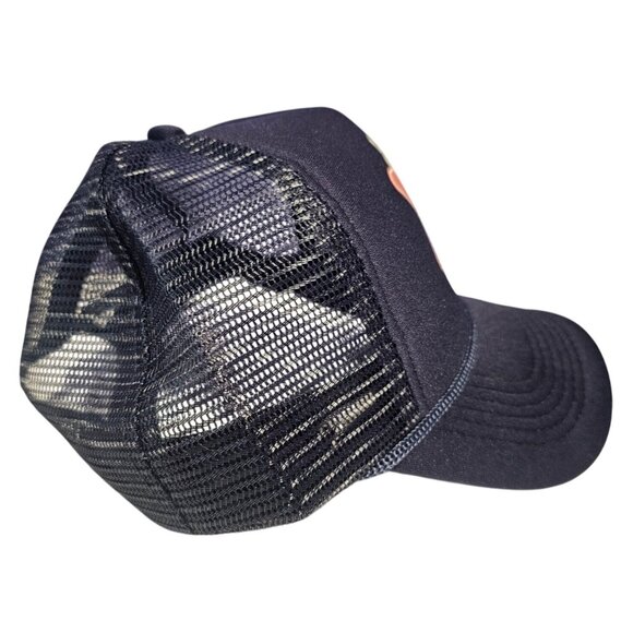 Planters Peanuts x Miller High Life Blue Snapback Mesh Trucker Hat Cap NEW Promo - Picture 5 of 8